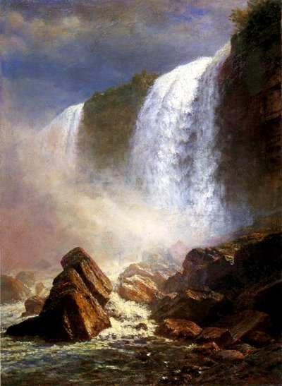 Les chutes du Niagara - Albert Bierstadt